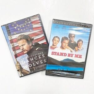 Dances with Wolves & Stand By Me DVD Duo - Red, Blue, White